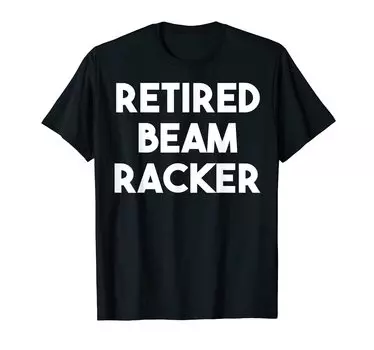 Футболка с лаковым покрытием «Retired» чёрный