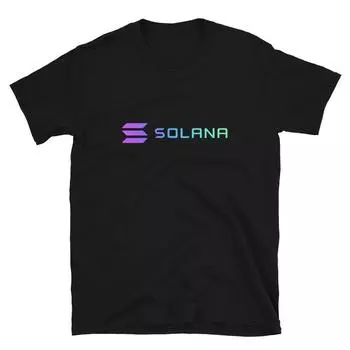 Футболка с логотипом Solana Crypto, футболка с криптовалютой и криптовалютой, футболка Hodl Trader S