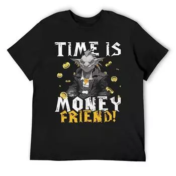 Футболка с надписью «Time Is Money Friend» для мальчика, футболки с рисунком для баскетбола, мужская футболка с рисунком S белый
