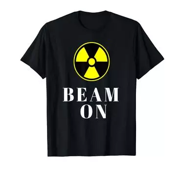Футболка с символом Beam On Radiation чёрный