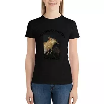 Футболка Save The San Acitos Dirt Shrew, кавайная одежда, аниме-одежда, летний топ, эстетическая одежда, футболка, платье для женщин, сексуальная S белый