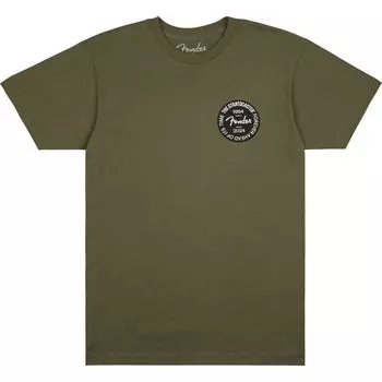 Футболка со значком STRAT 70TH BADGE OLIVE L