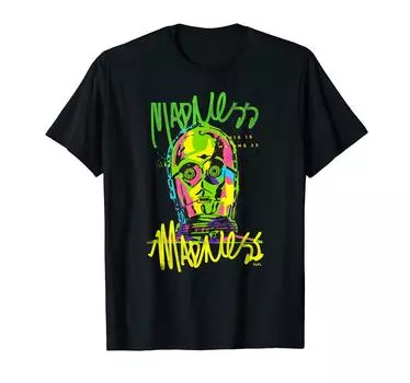 Футболка Star Wars Neon Gradient C-3PO чёрный