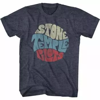 Футболка Stone Temple Pilots с круговым текстом L