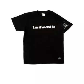 Футболка Tailwalk с коротким рукавом, тип 01, черная, размер L
