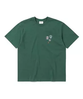 Футболка Thisisneverthat Pins темно-зеленая S