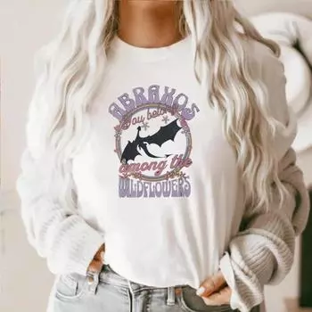 Футболка Throne of Glass Футболка Abraxos Comfort Colors Тринадцать Manon Blackbeak Официально ЛИЦЕНЗИРОВАННАЯ Sarah J Maas SJM TOG мерч S белый