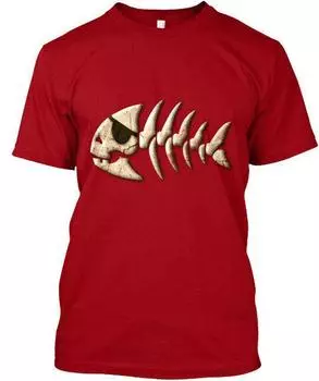 Футболка унисекс «Bone Pirate Fish» S