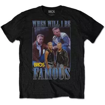 Футболка унисекс Bros When Will I Be Famous S