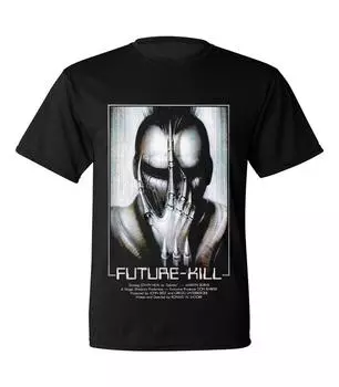 Футболка унисекс Future Kill, постер фильма HR Giger, научная фантастика, ужасы, инопланетянин S