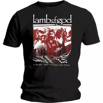 Футболка унисекс Lamb Of God Enough Is Enough S