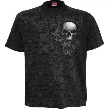Футболка унисекс Skull Scroll Scroll Impression S