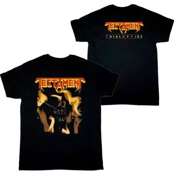 Футболка унисекс Testa T Trial By Fire черная S
