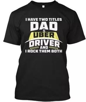 Футболка унисекс Uber Driver Dad S