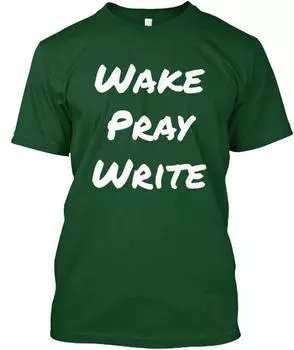 Футболка унисекс Wake Pray Write S