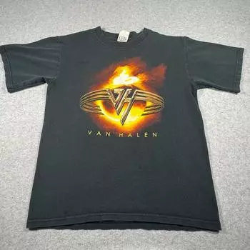 Футболка Van Halen Американская рок-группа Y2K 2004 Tour S