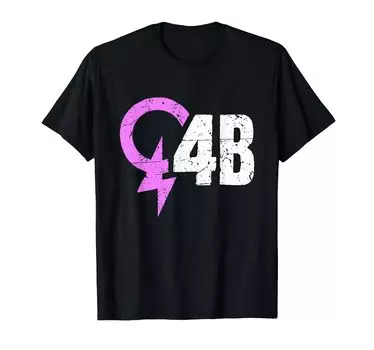 Футболка в стиле гранж от 4B Movement чёрный