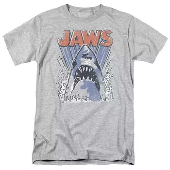 Футболка в стиле ретро «Jaws Comic Splash Shark Movie» Спортивная футболка унисекс S