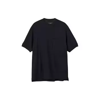 Футболка Y-3 Spliced Round Neck Drop Shoulder Short Sleeve Unisex T Shirts Black IZ3128 XS