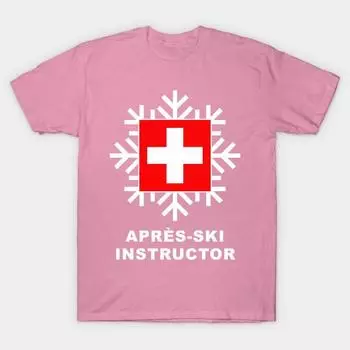 Футболка женская Apres Ski Instructor Harajuku Print Kawaii футболка летняя женская футболка с коротким рукавом топ S
