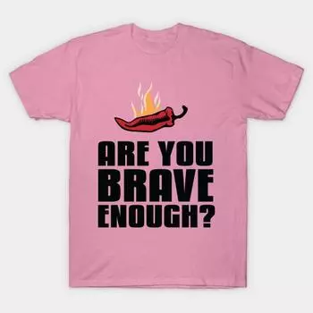 Футболка женская Are You Brave Enough Red Pepper Harajuku Print Kawaii футболка летняя женская футболка с коротким рукавом топ S розовый