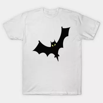 Футболка женская Bat Fun Harajuku Print Kawaii футболка летняя с коротким рукавом женская футболка топ футболка S