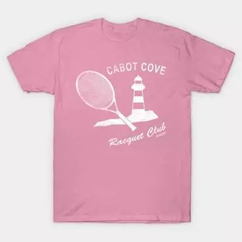Футболка женская Cabot Cove Racquet Club состаренная Harajuku принт Kawaii футболка летняя женская футболка с коротким рукавом топ футболка S розовый