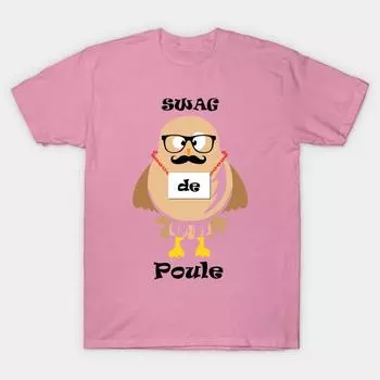 Футболка женская Chickens Have Swag French Harajuku Print Kawaii футболка летняя женская футболка с коротким рукавом топ S
