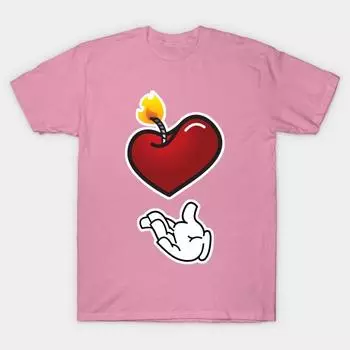 Футболка женская Cmon Baby Light My Fire Harajuku Print Kawaii футболка летняя женская футболка с коротким рукавом топ футболка S розовый
