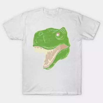Футболка женская динозавр T Rex тираннозавр психоделический принт Харадзюку кавайная футболка летняя женская футболка с коротким рукавом топ футболка S розовый
