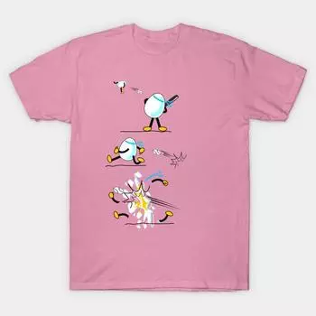 Футболка женская Egg Athlete School Baseball Harajuku Print Kawaii футболка летняя с коротким рукавом женская футболка топ футболка S