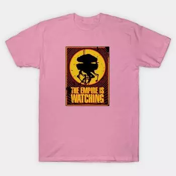 Футболка женская Empire Is Watching Harajuku Print Kawaii футболка летняя женская футболка с коротким рукавом топ футболка S розовый