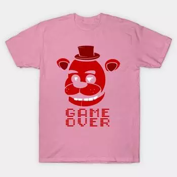 Футболка женская Game Over Harajuku Print Kawaii футболка летняя женская футболка с коротким рукавом топ футболка S розовый