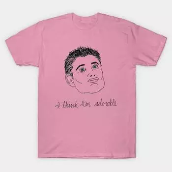 Футболка женская I Think Im Adorable Harajuku Print Kawaii футболка летняя женская футболка с коротким рукавом топ футболка S розовый