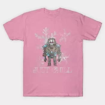 Футболка женская Just Chill Harajuku Print Kawaii футболка летняя женская футболка с коротким рукавом топ футболка S розовый