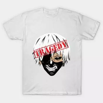 Футболка женская Keneki Kens Life Is A Tragedy Harajuku Print Kawaii футболка летняя женская футболка с коротким рукавом топ футболка S белый