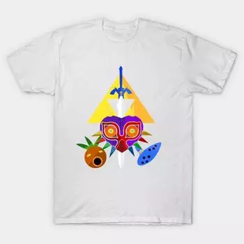 Футболка женская Majoras Mask Harajuku Print Kawaii футболка летняя женская футболка с коротким рукавом топ футболка S розовый