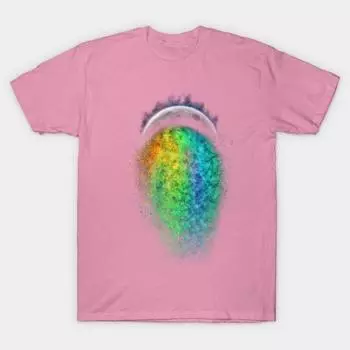 Футболка женская Moon Of Equality Harajuku Print Kawaii футболка летняя с коротким рукавом женская футболка топ футболка S