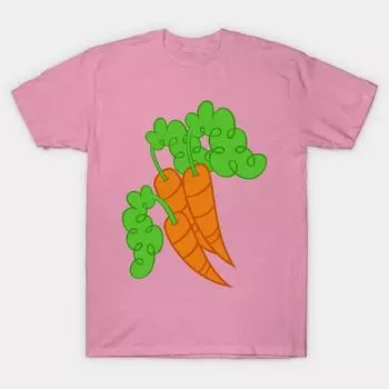 Футболка женская морковная футболка Golden Harvest Cutie Mark Apparel Harajuku Print Kawaii футболка летняя женская футболка с коротким рукавом топ футболка S розовый
