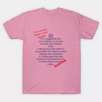 Футболка женская Reject Keep Calm First Draft Harajuku Print Kawaii футболка летняя с коротким рукавом женская футболка топ футболка S
