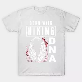 Футболка женская с ДНК походника Take A Hike Hiker Harajuku Print Kawaii футболка летняя женская футболка с коротким рукавом топ S розовый