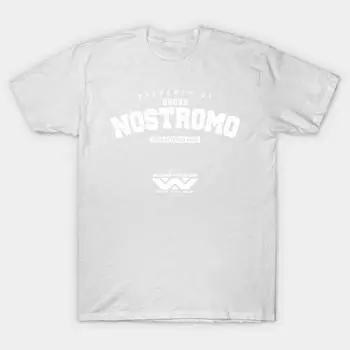 Футболка женская собственность Uscss Nostromo потертый вид Harajuku Печать Кавайи футболка Летний короткий рукав женский футболка Top Tee S