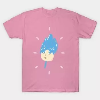 Футболка женская Super Saiyasicle Blue Raspberry God Flavor Harajuku Print Kawaii футболка летняя женская футболка с коротким рукавом топ футболка S