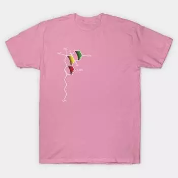 Футболка женская The Science Of Thc Harajuku Print Kawaii футболка летняя с коротким рукавом женская футболка топ футболка S