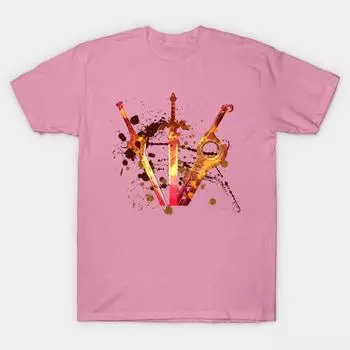 Футболка женская Three Swords Harajuku Print Kawaii футболка летняя женская футболка с коротким рукавом топ футболка S розовый