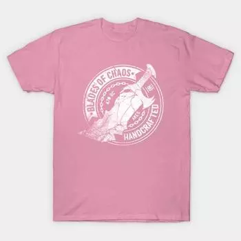 Футболка женская винтажная Blades Of Chaos Harajuku Print Kawaii футболка летняя женская футболка с коротким рукавом топ футболка S розовый