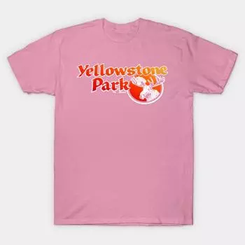 Футболка женская Yellowstone Vintage 70S Camping Harajuku Print Kawaii футболка летняя женская футболка с коротким рукавом топ футболка S розовый