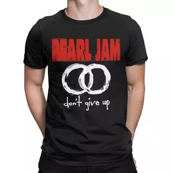 Футболки Fashion Pearls Jam Tour Album для мужчин и женщин, хлопковая футболка, одежда для взрослых S серый