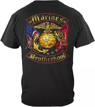 Футболки унисекс Корпуса морской пехоты Usmc Usmc United We Stand S