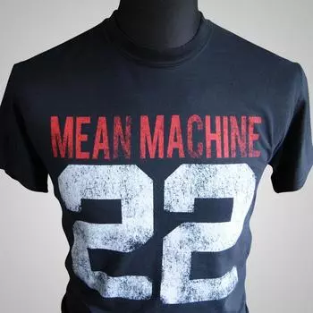Футболки унисекс Mean Machine The Longest Yard в стиле ретро с изображением Берта и футбола S